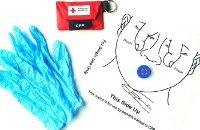 CPR keychain kit